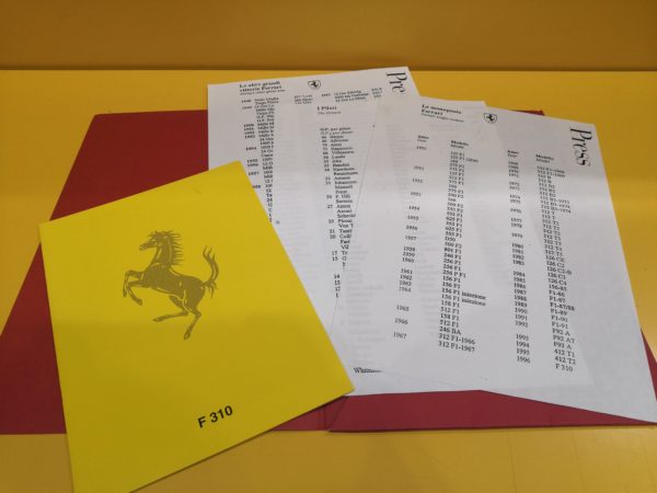Ferrari F310 - Press-Kit #1051/96 - immagine 2