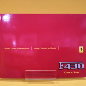 Ferrari F430 - Owner's Warranty and Service #2311/05
