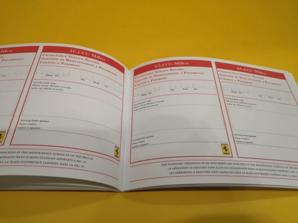 Ferrari F430 Versione US 2006 - Warranty Card and Owner's Service Book #2301/05 - immagine 3
