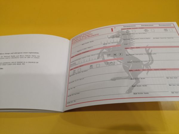 Ferrari F430 Versione US 2006 - Warranty Card and Owner's Service Book #2301/05 - immagine 4