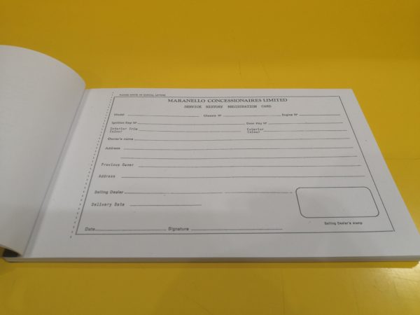 Ferrari Service Record for 12 Cylinder Carburettor Cars - immagine 3