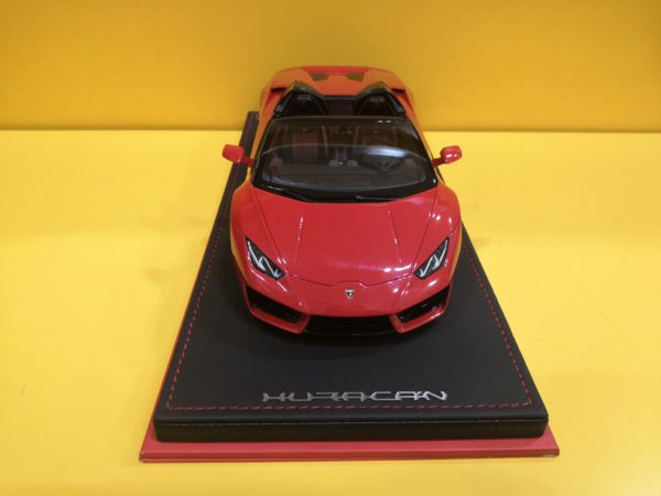 MR Collection LAMBO026C - Lamborghini Huracán LP 580-2 RWD Spyder 2016 Rosso Mars - immagine 3