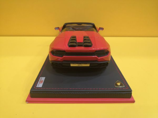 MR Collection LAMBO026C - Lamborghini Huracán LP 580-2 RWD Spyder 2016 Rosso Mars - immagine 5