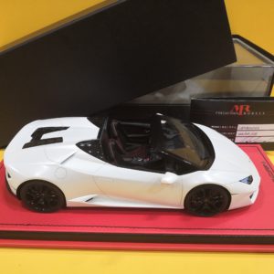 MR Collection LAMBO026D - Lamborghini Huracán LP 580-2 RWD Spyder 2016 Bianco Canopus