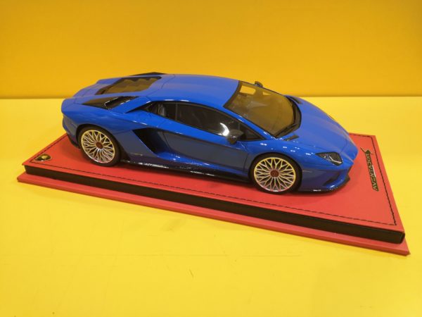 MR Collection LAMBO027G - Lamborghini Aventador S 2016 Blu Nila - immagine 2