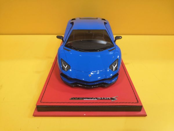 MR Collection LAMBO027G - Lamborghini Aventador S 2016 Blu Nila - immagine 3