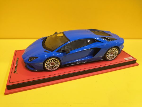 MR Collection LAMBO027G - Lamborghini Aventador S 2016 Blu Nila - immagine 4