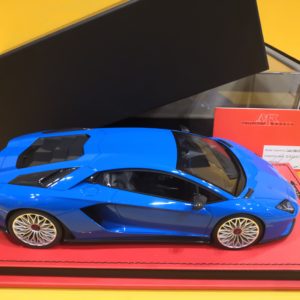 MR Collection LAMBO027G - Lamborghini Aventador S 2016 Blu Nila