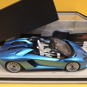 MR Collection LAMBO031A - Lamborghini Aventador Roadster S 2017 Blu Aegir