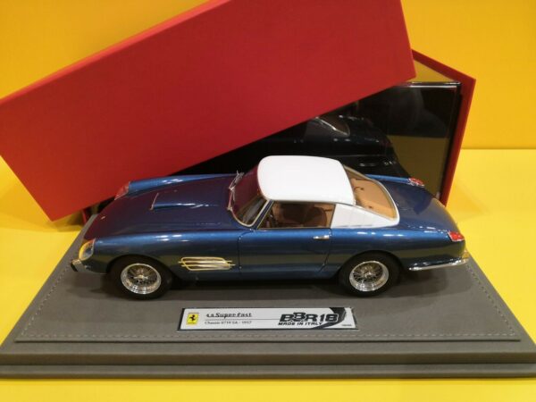 BBR Models BBR1833 - Ferrari 4.9 Superfast 1957 Azzurro Metallizzato