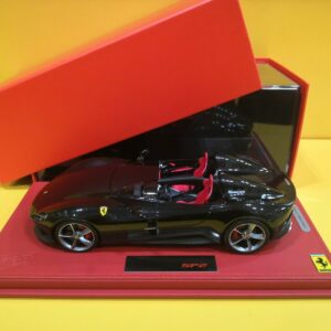 BBR Models P18165A - Ferrari Monza SP2 2018 Nuovo Nero Daytona