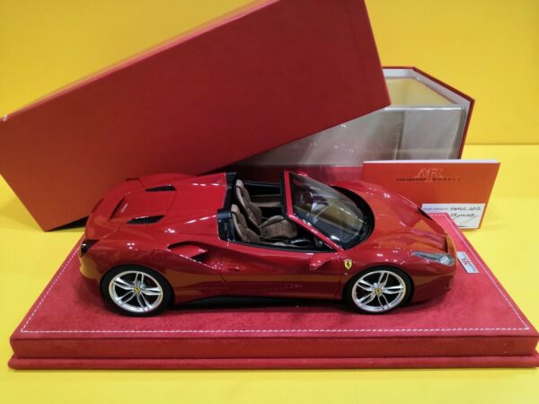MR Collection FE017B – Ferrari 488 Spider 2015 Nuovo Rosso Corsa Metallizzato