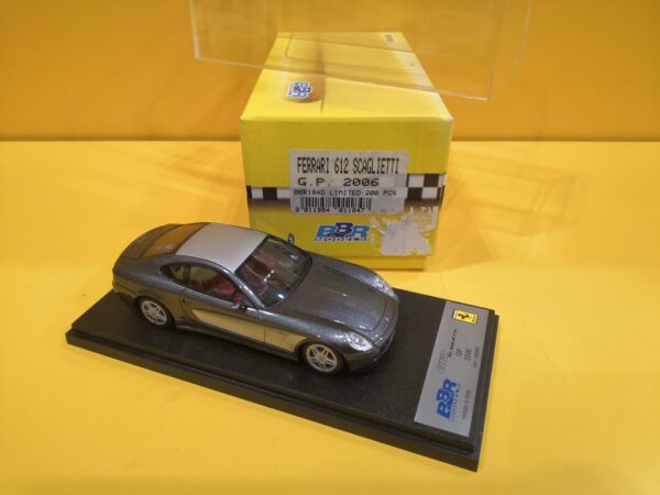 BBR Models BBR184D - Ferrari 612 Scaglietti GP 2006 Grigio Scuro