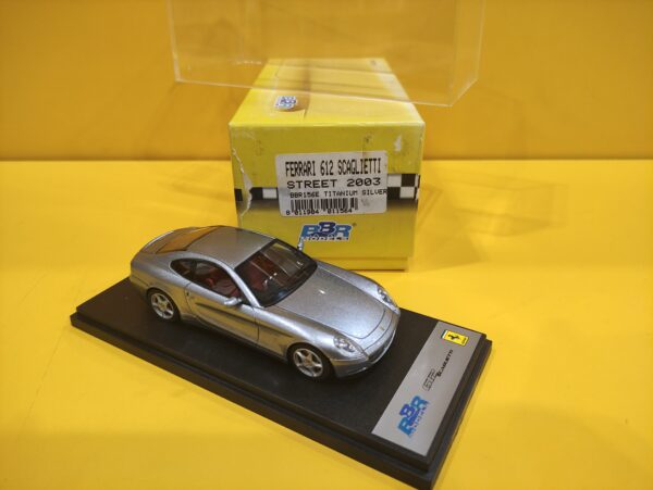 BBR Models BBR156E - Ferrari 612 Scaglietti 2003 Argento Titanio