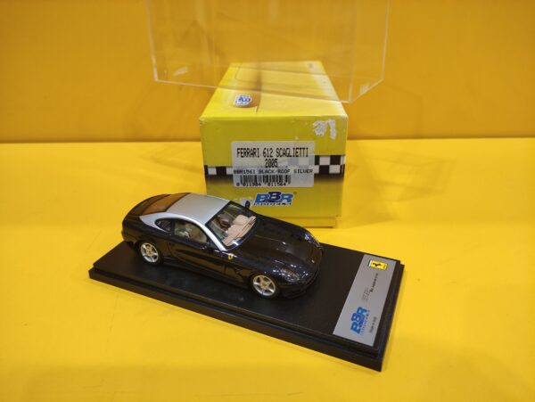 BBR Models BBR156I - Ferrari 612 Scaglietti 2005 Nero/Tetto Argento