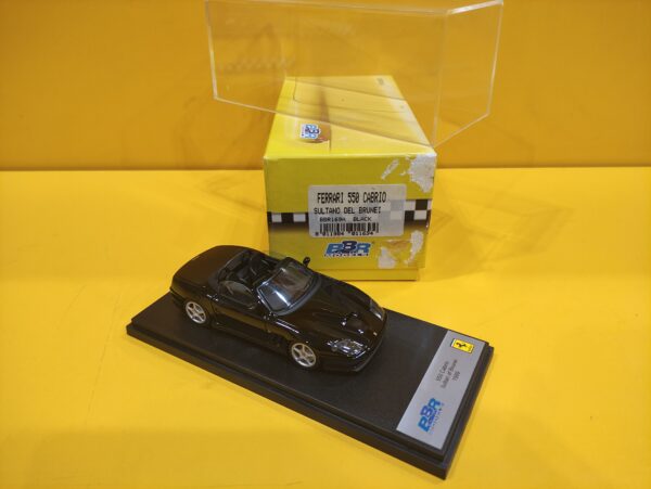 BBR Models BBR169A - Ferrari 550 Cabrio Sultano del Brunei 1999 Nero