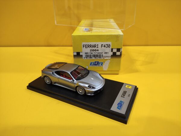 BBR Models BBR179A - Ferrari F430 2004 Grigio Titanio