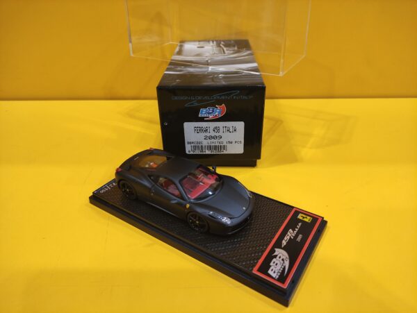 BBR Models BBRC22C - Ferrari 458 Italia 2009 Nero Opaco