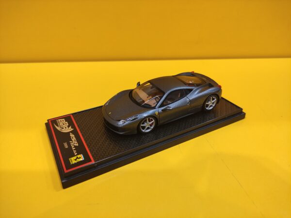 BBR Models BBRC22E - Ferrari 458 Italia 2009 Grigio Argento Opaco - immagine 3