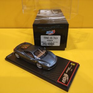 BBR Models BBRC22E - Ferrari 458 Italia 2009 Grigio Argento Opaco