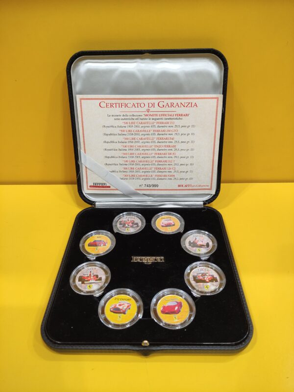 Collezione Monete Ufficiali Ferrari 500 Lire Caravelle - Bolaffi