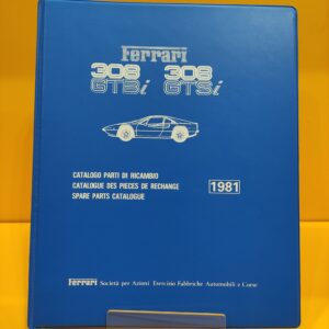 Ferrari 308 GTBi & Ferrari 308 GTSi - Catalogo Parti di Ricambio #209/81 (Reprint)