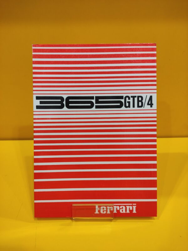 Ferrari 365 GTB/4 (Pop-Up) - Uso e Manutenzione #74/73