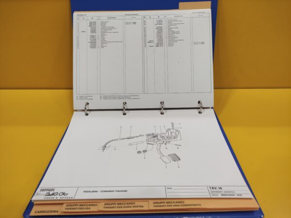 Ferrari Dino 246 GT & Ferrari Dino 246 GTS - Catalogo Parti di Ricambio #113/75 (Reprint) - immagine 3