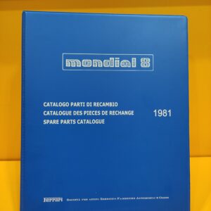 Ferrari Mondial 8 - Catalogo Parti di Ricambio #205/81 (Reprint)