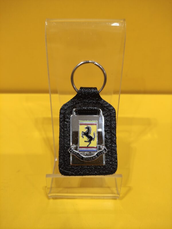 Portachiavi in Pelle Nera Ferrari Owners' Club of Great Britain