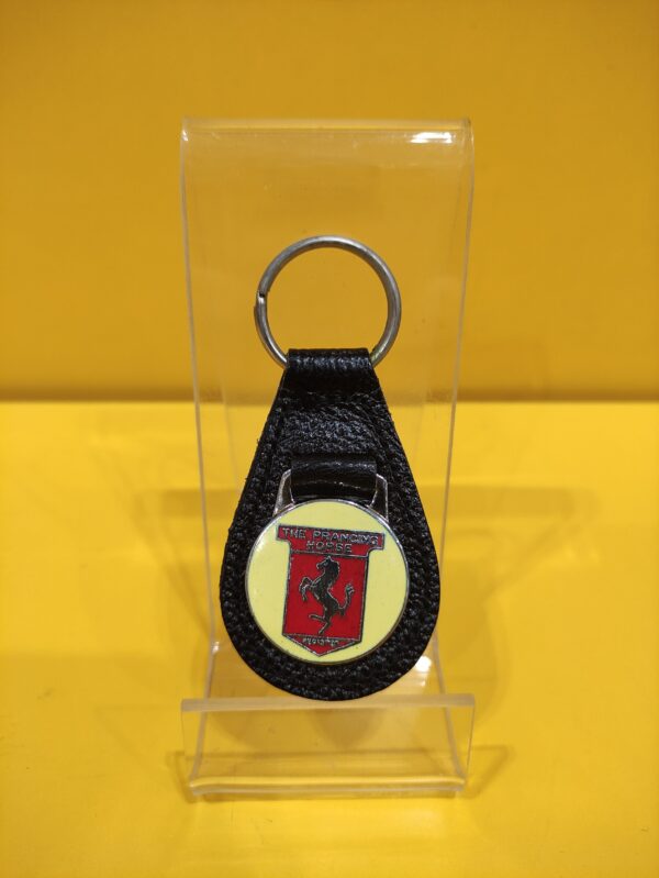 Portachiavi in Pelle Nera The Prancing Horse Register