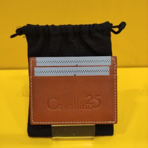 Portatessere Cavallino 25 in Cuoio Schedoni