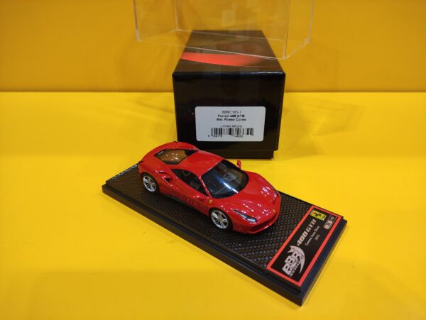 BBR Models BBRC165-1 - Ferrari 488 GTB 2015 Rosso Corsa Metallizzato