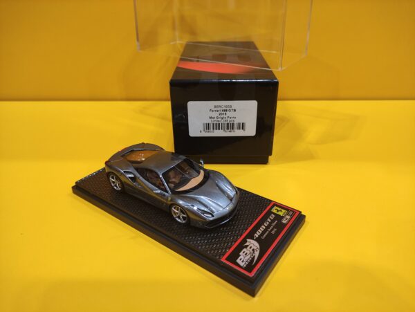 BBR Models BBRC165B - Ferrari 488 GTB 2015 Grigio Ferro Metallizzato