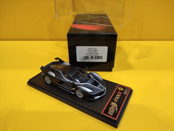 BBR Models BBRC186D - Ferrari FXX K 2014 Nero Stellato Opaco