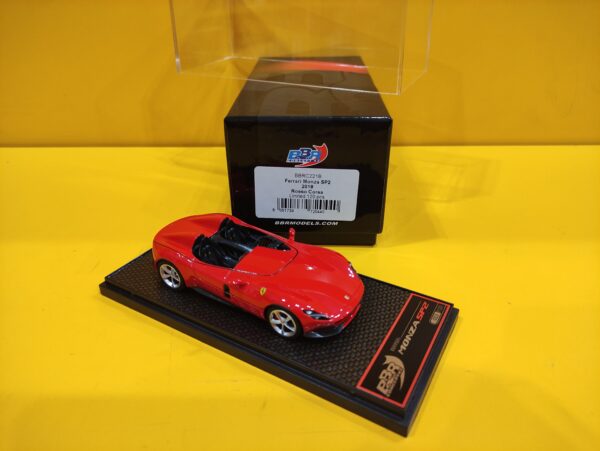 BBR Models BBRC221B - Ferrari Monza SP2 2018 Rosso Corsa