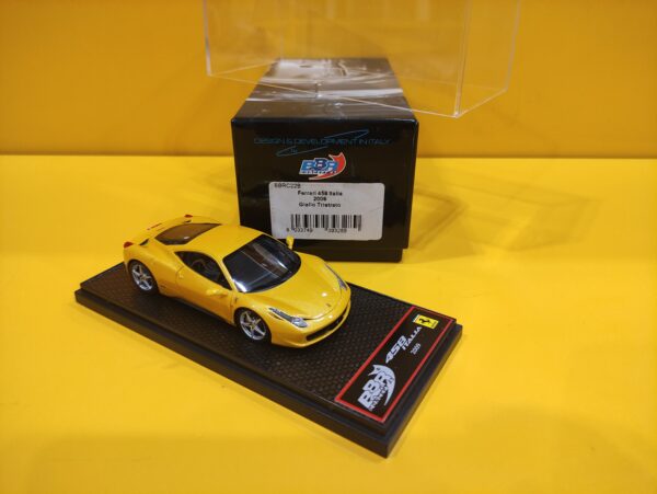 BBR Models BBRC22B - Ferrari 458 Italia 2009 Giallo Tristrato