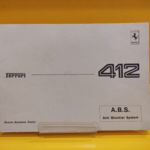 Ferrari 412 - A.B.S. (Anti Blockier Sistem) #461/86