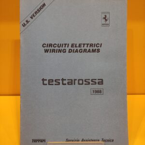 Ferrari Testarossa Versione US 1988 - Circuiti Elettrici #509/88