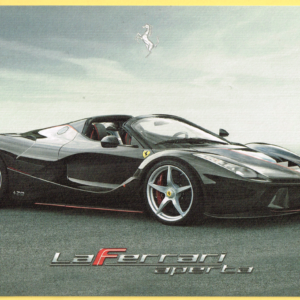 Cartolina Dati Tecnici Ferrari LaFerrari Aperta