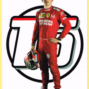 Cartolina Scuderia Ferrari 2019 Mission Winnow Charles Leclerc