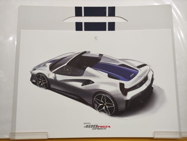 Ferrari 488 Pista Spider - Litografia - immagine 2