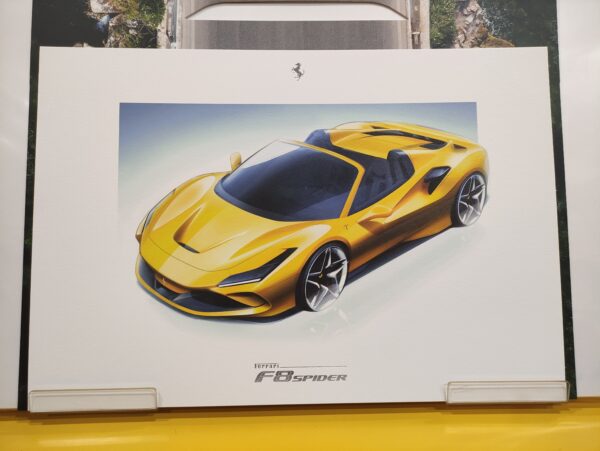 Ferrari F8 Spider - Litografia - immagine 2