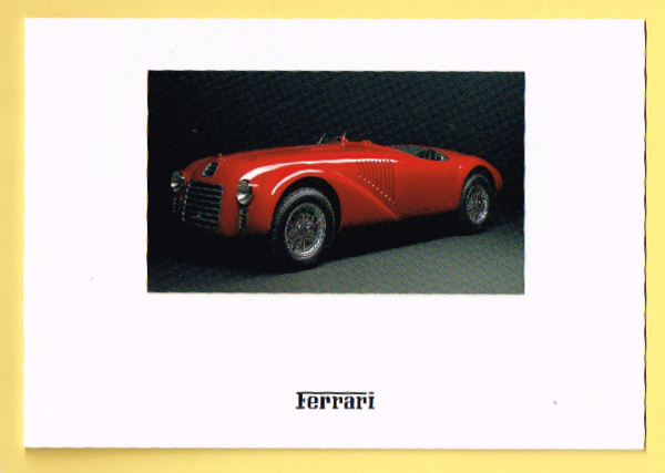 Cartolina Ferrari Auguri per Buon Natale 1991 & Felice Anno Nuovo 1992 #698/91