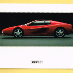 Cartolina Ferrari Auguri per Buon Natale 1992 & Felice Anno Nuovo 1993 #750/92