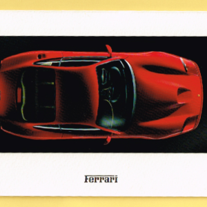 Cartolina Ferrari Auguri per Buon Natale 1996 & Felice Anno Nuovo 1997