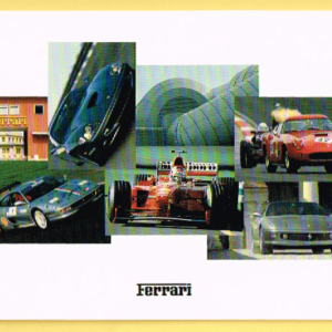Cartolina Ferrari Auguri per Buon Natale 1999 & Felice Anno Nuovo 2000 #1441/99