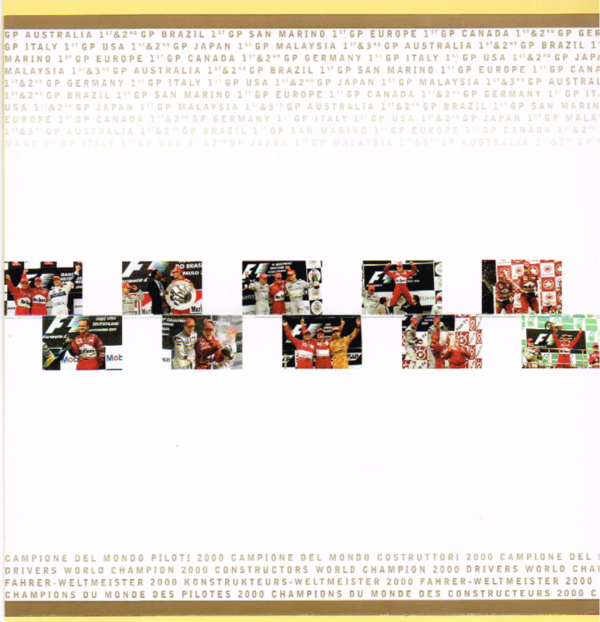 Cartolina Ferrari Auguri per Buon Natale 2000 & Felice Anno Nuovo 2001 #1645/00 - immagine 2