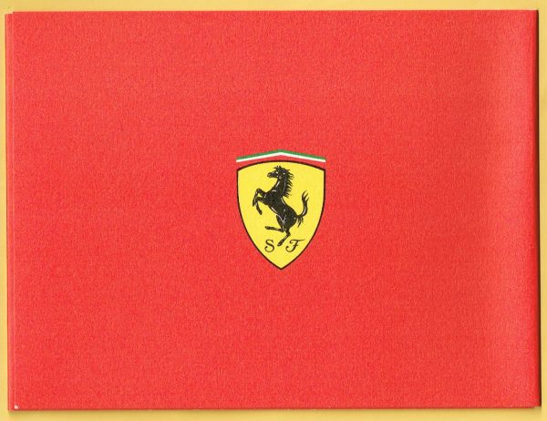 Cartolina Ferrari Auguri per Buon Natale 2002 & Felice Anno Nuovo 2003