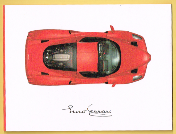 Cartolina Ferrari Auguri per Buon Natale 2002 & Felice Anno Nuovo 2003 - immagine 3